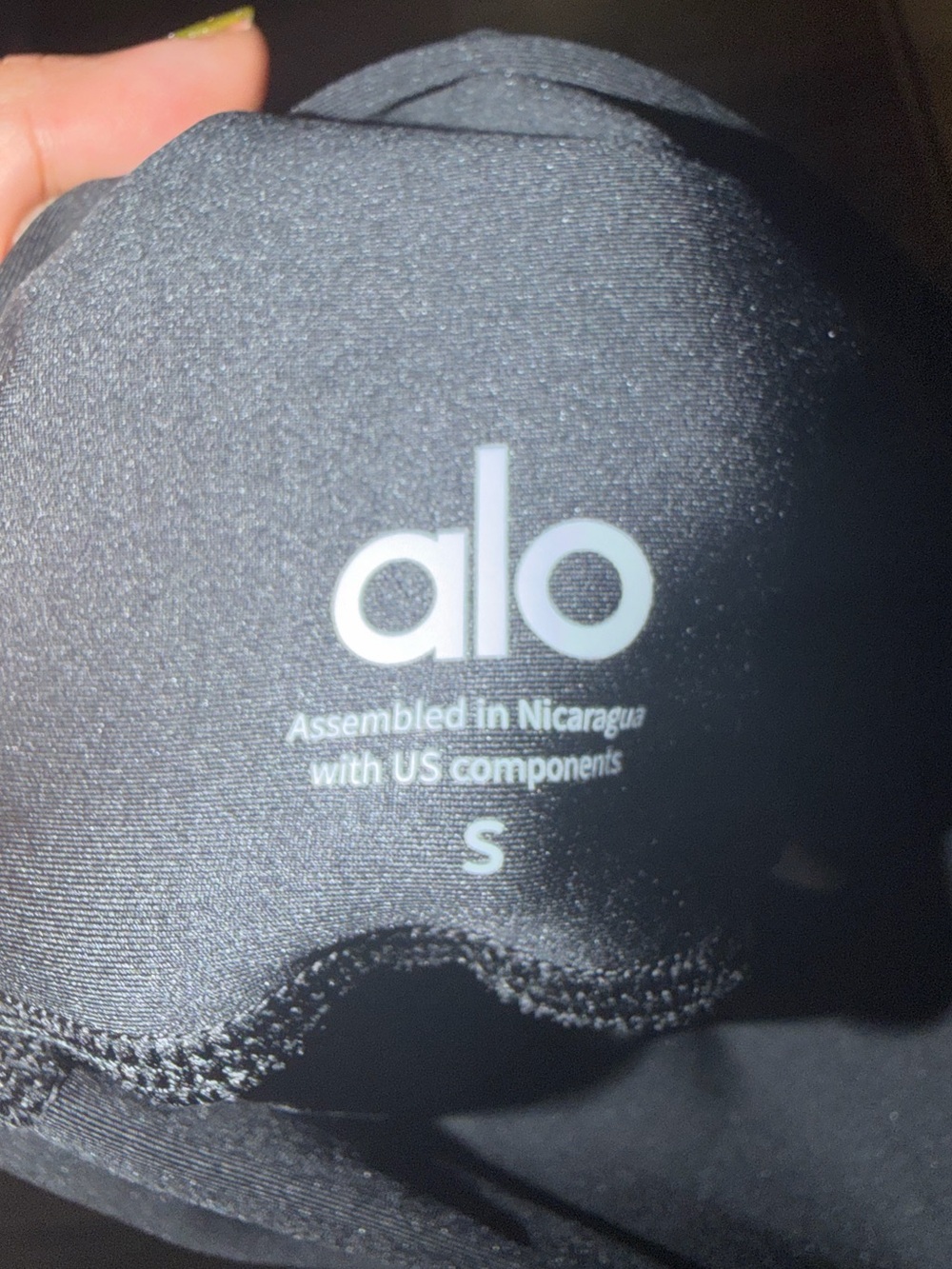 ALO Yoga NWOT High-Waist Airlift Black Athletic Compression Leggings Size Small - Picture 11 of 13